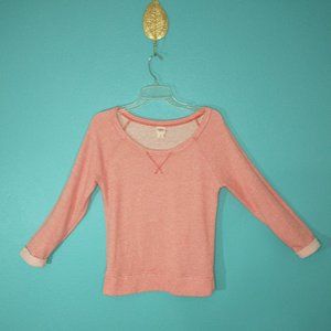 Mossimo Comfy Pullover Sweatshirt Medium Coral Pink